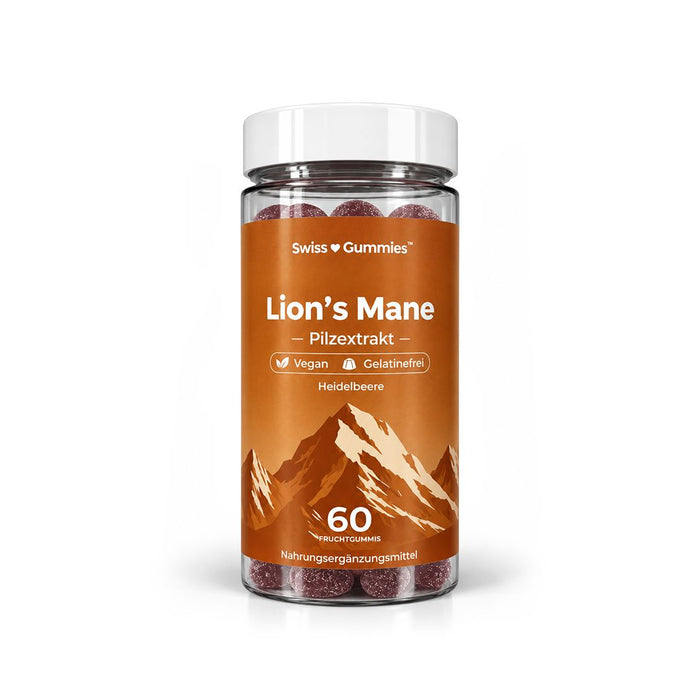 Lion’s mane – gummies with 500 mg of Hericium extract