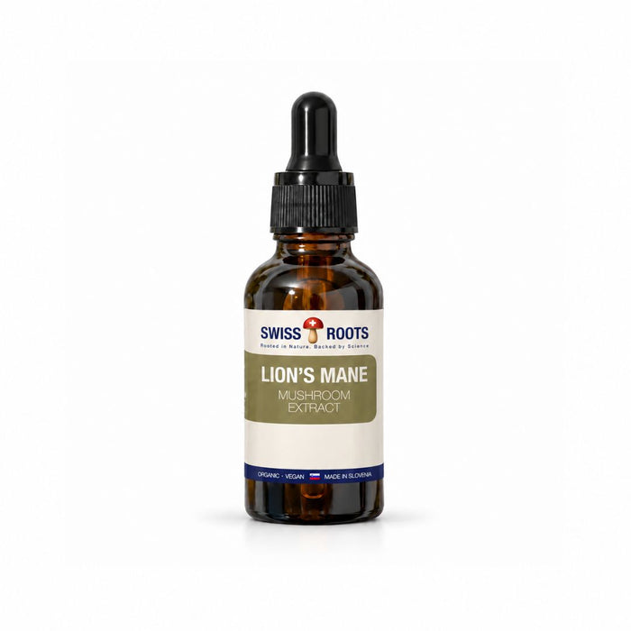 Swiss Roots™ lion’s mane, liquid mushroom extract, 30 ml