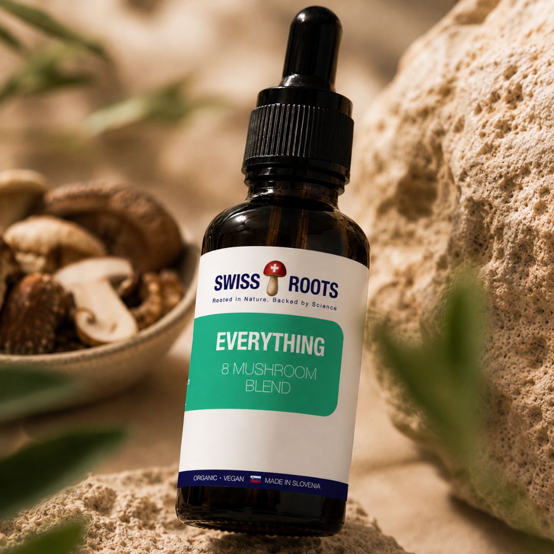 Swiss Roots™ mushroom complex, liquid mushroom extract, 30 ml