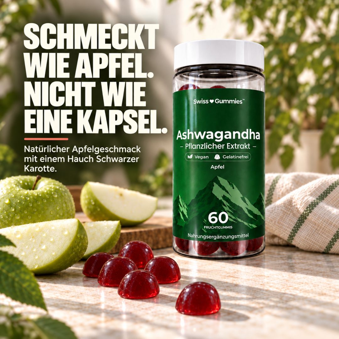 Ashwagandha – gummies with 300 mg of root extract and vitamin B6