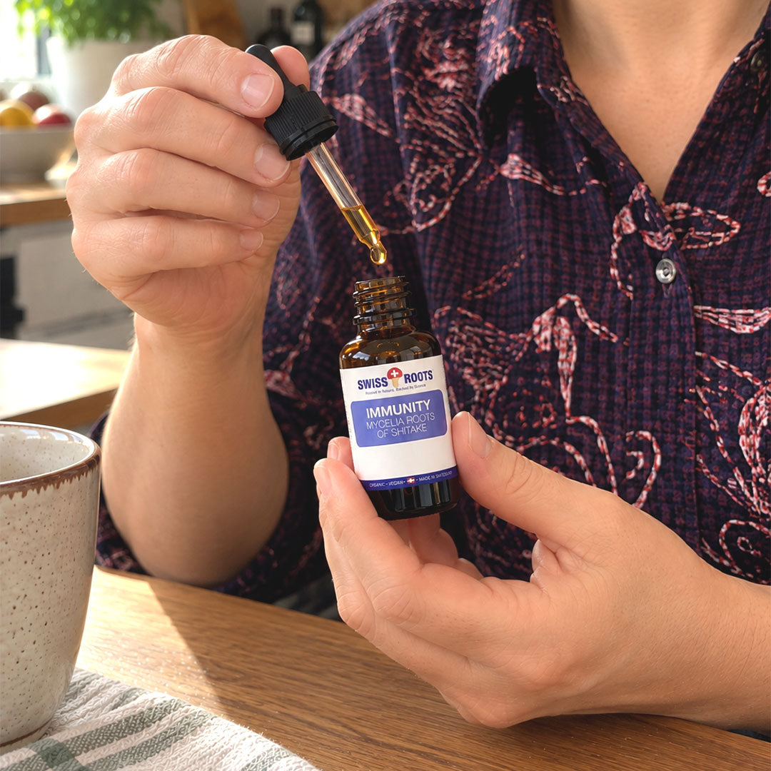 Swiss Roots™ shiitake, liquid mushroom extract, 30 ml
