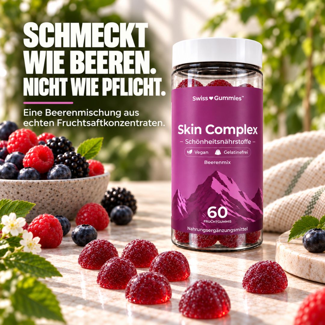 Skin complex – gummies with vitamin C, selenium and plant extracts