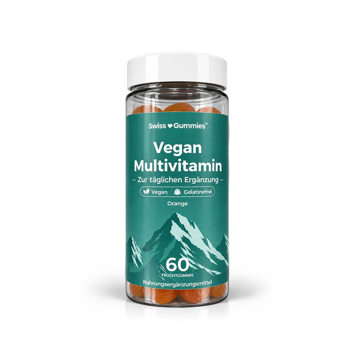Vegan multivitamin – gummies with 7 vitamins and 2 minerals